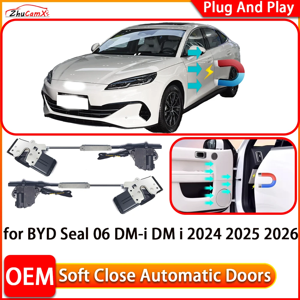 for BYD Seal 06 DM-i DM i 2024 2025 2026 Automatic Electric Soft Close Door Closer Power Closing Door Comfort Closing System