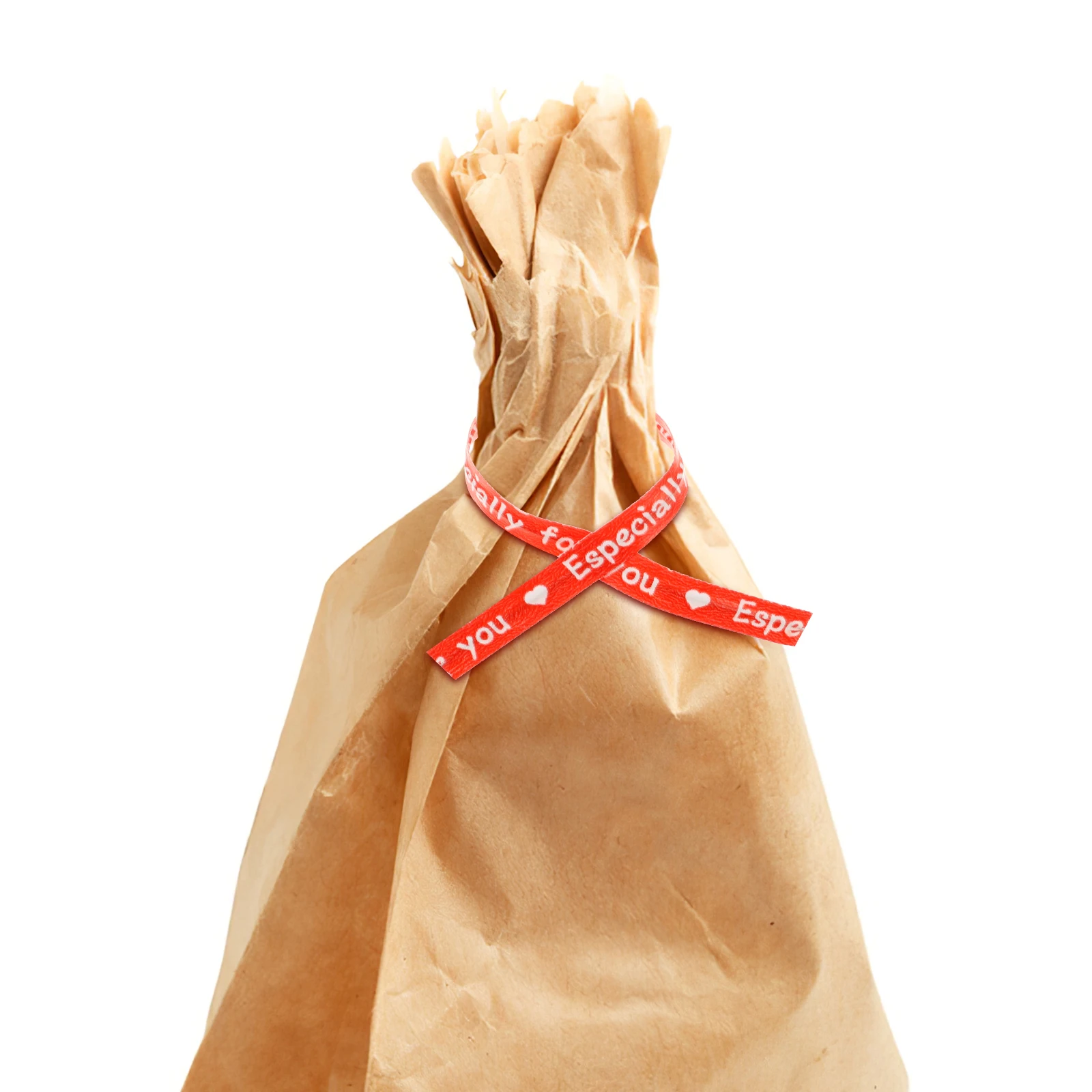 

1000Pcs Kraft Paper Baking Closure Ties Red Bendable Packing Ribbon Candy Bag Tie Ribbon Gift Wrap Manage Cords