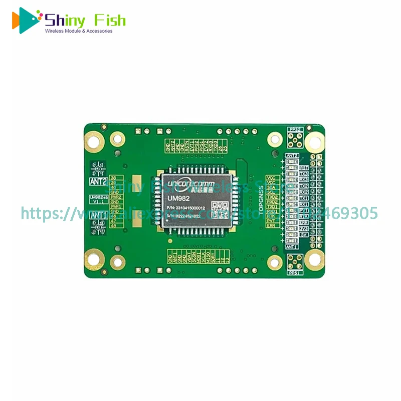 EM982D4 Unicore UM982 Board GNSS RTK Dual Antenna Positioning and All-freq Master Base Station with EM-500 EM-609 EM-JCA228i