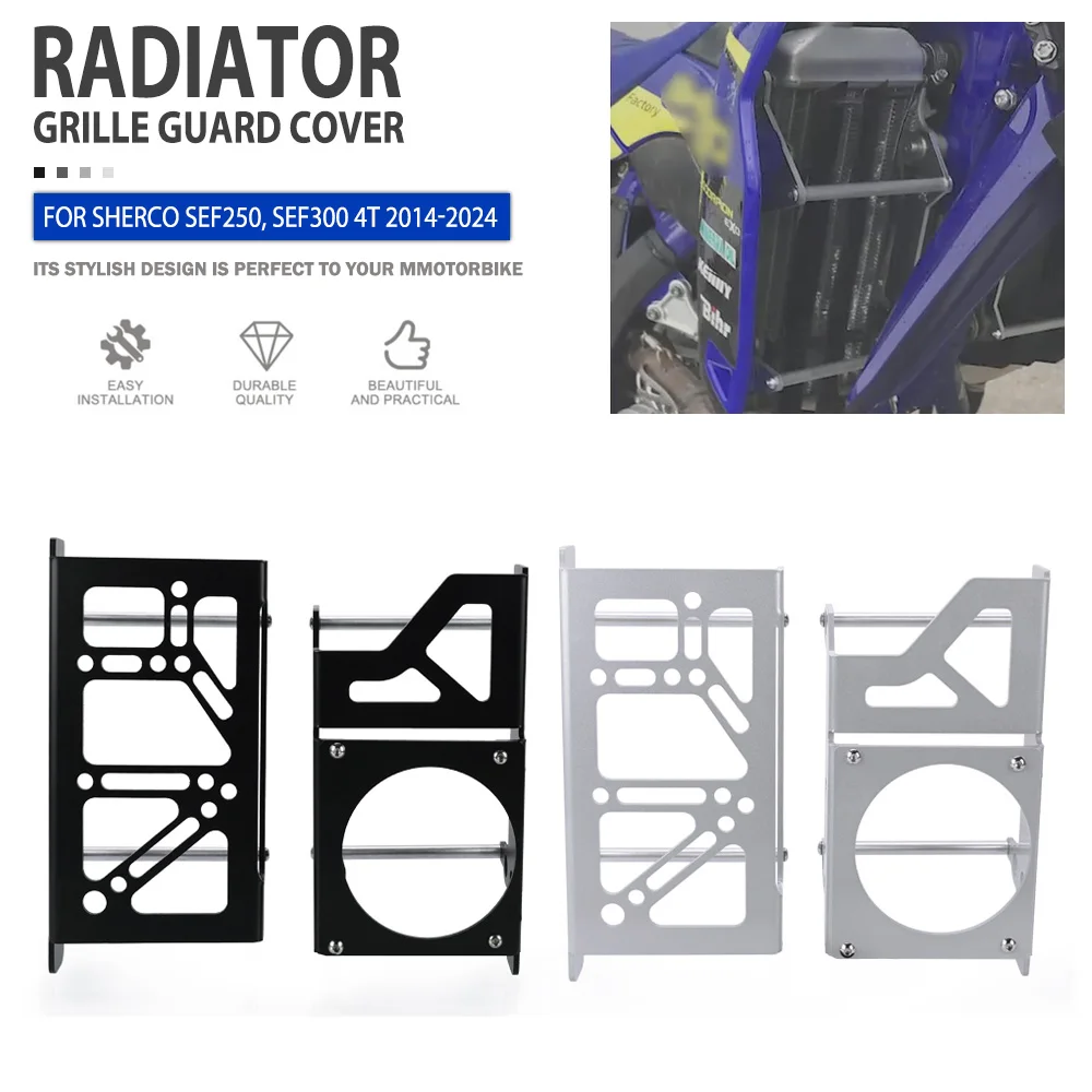 

Radiator Guard For Sherco SEF250, SEF300 4T 2014-2024 2023 2022 2021 2020 2019 2018 Motorcycle Radiator Grille Cover Protector