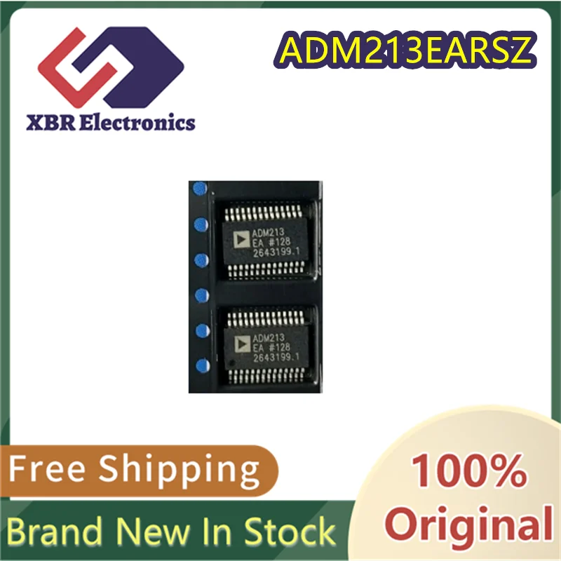 

(5/50 pieces) ADM213EARSZ ADM213 SMD SSOP line driver/receiver chip New original spot free shipping