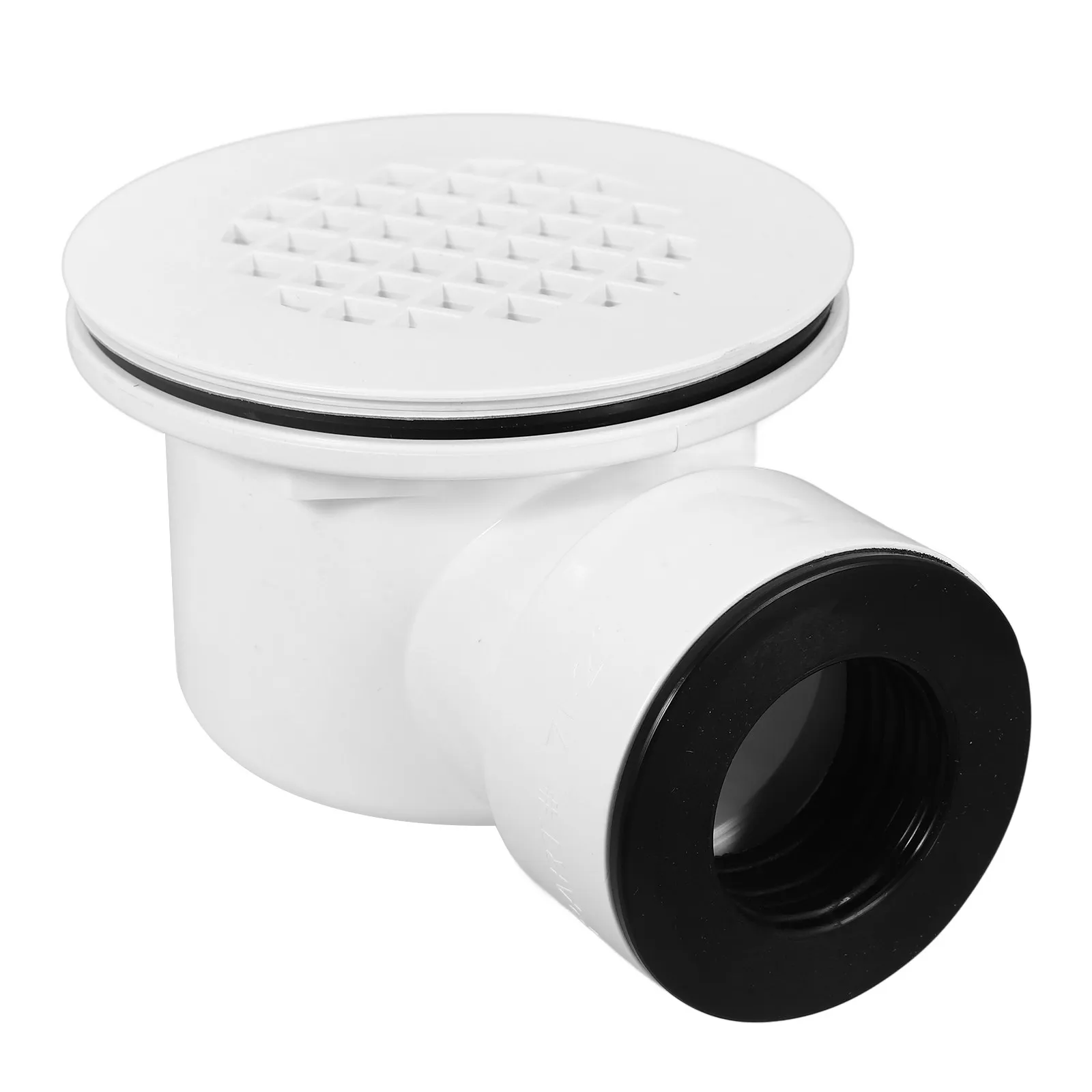 

Low Profile Shower Drain Base Perforated Pipe Plastic Outlet Fittings Side Elbow Drainer Floor Trap Anti Odor Drain Solution