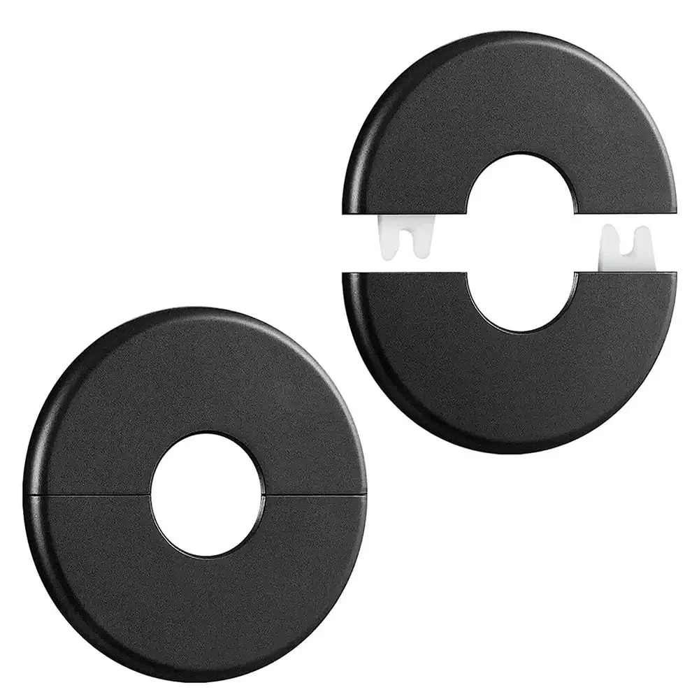 Useful ABS Shower Faucet Cover Round White Faucet Decorative Cover Black Faucet Accessories Shower