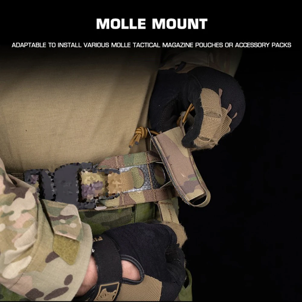Taktischer Gürtel Ferro Style Bison Kampfgürtel Ranger Grün für Jagd Airsoft MOLLE-Gürtel mit Schnellverschluss-Schnalle Leichtgewicht – Detail 7