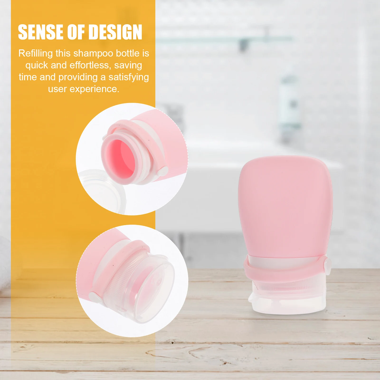 

4 Pcs Bottled Small Travel Containers Shampoo Bottles Refillable Hair Sample Lotion