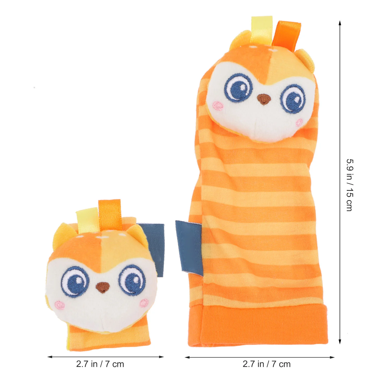 1 set sonagli da polso per bambini calzini sonaglio cartoni animati ricerca piedi sicuro e confortevole materiale flessibile sonagli da polso per bambini