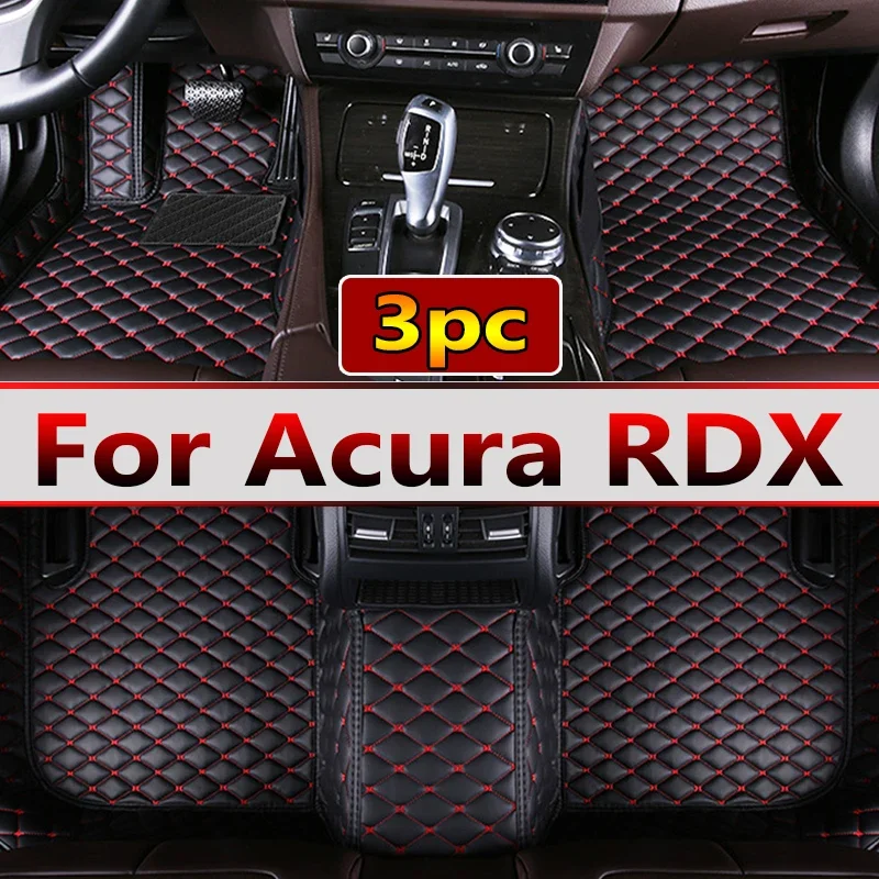 

Автомобильные коврики с левым рулем для Acura RDX 2018 2017 2016 2015 2014 2013 2012 2011 2010, аксессуары для салона автомобиля, водонепроницаемые кожаные коврики