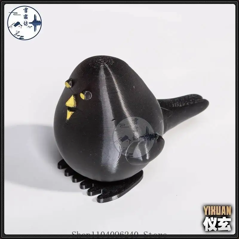 

Anime GAME Zenless Zone Zero Yixuan Anime Pet Birds Cosplay Prop Jewelry Ornament Black Bird Mascot Student Fans Gift