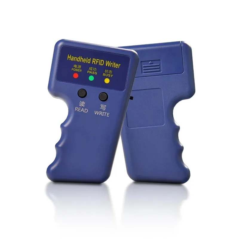 

Handheld 125KHz EM4100 RFID Copier Writer Duplicator Programmer Reader EM4305 T5577 Rewritable ID Keyfobs Tags Card