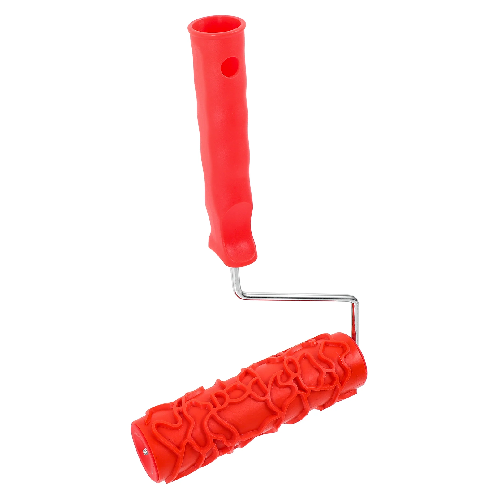 

7 Inch Textured Paint Roller Reusable DIY Wall Decor Tools Patterned Rubber Roller for Wall Floor Safe Surface Long Use