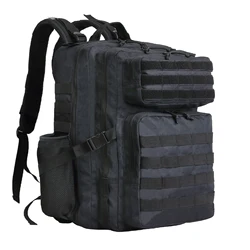 SYZM-Sac à dos grande capacité avec porte-bouteille pour homme, sac à dos extérieur, randonnée, camping, chasse, sports, voyage, 25L, 45L