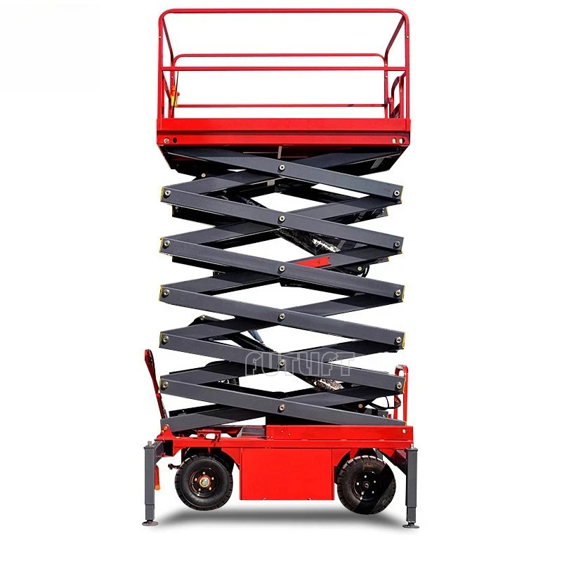 Elevation 6m 8m Multi-functional Electric Scaffolding Lift Remote Control Mobile Scissor Lift Platform Indoor/outdoor Motor