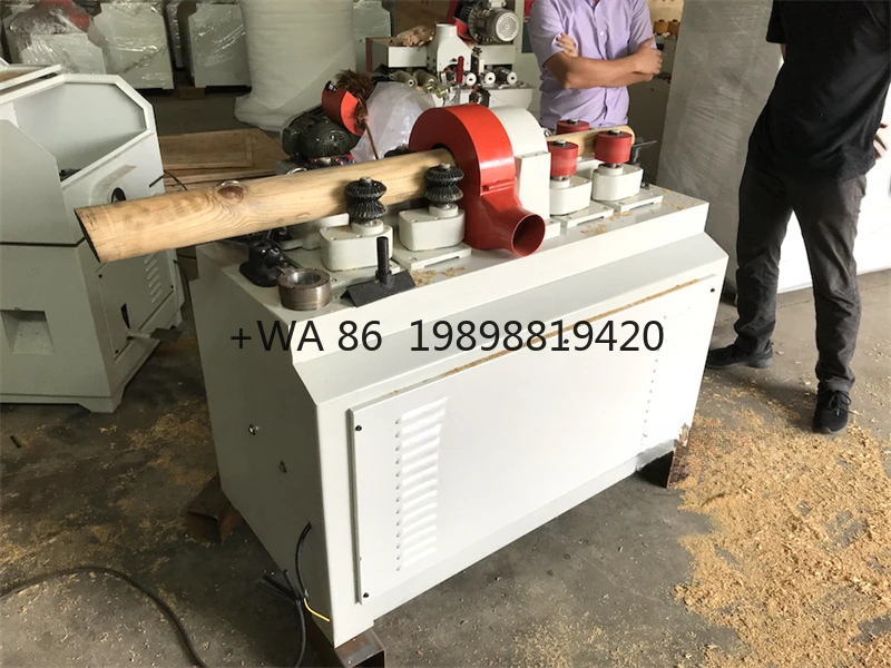 Dia. 80mm Pole Round Bar Making Machine Wood Rod Cutter MB9050B Automatic