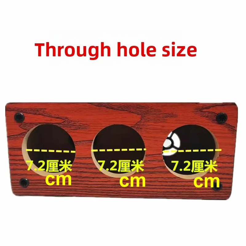 3-Inch 3-Hole Mid Mounted Subwoofer Empty Box Passive Speaker DIY Box Speaker Body Car Amplifier Speaker Shell