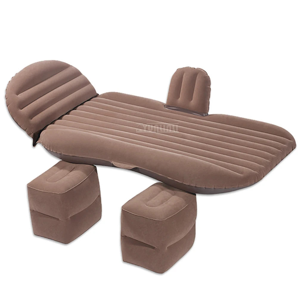 Cama inflable para coche, cojín de escape trasero para SUV, cama de viaje, accesorios para automóviles, colchón inflable cómodo para viajes por carretera