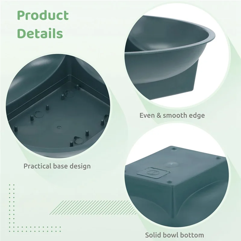 HRBAJ-أطباق زهور الزفاف للعطلات 24 قطعة من مستلزمات الزهور الخضراء لترتيبات الطازجة للزهور