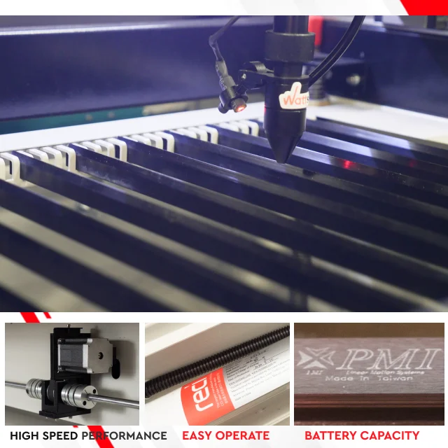 Wattsan 6090 ST 600*900mm 80W 100W CO2 CNC 레이저 조각기 (가죽, 합판, 플라스틱 절단용) 600*900mm