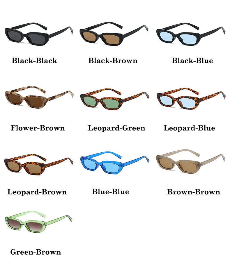 OEC CPO Ins Beliebte Fashion Square Luxus Sonnenbrille Frauen Marke Designer Rechteck Sonnenbrille Weibliche Candy Farbe Brillen – Detail 5