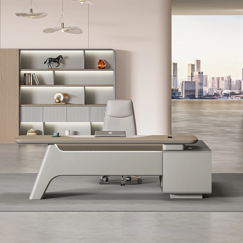 

Luxury Boss Table Executive Modern Wooden Executive Table CEO Boss Desks High Quality Office Table