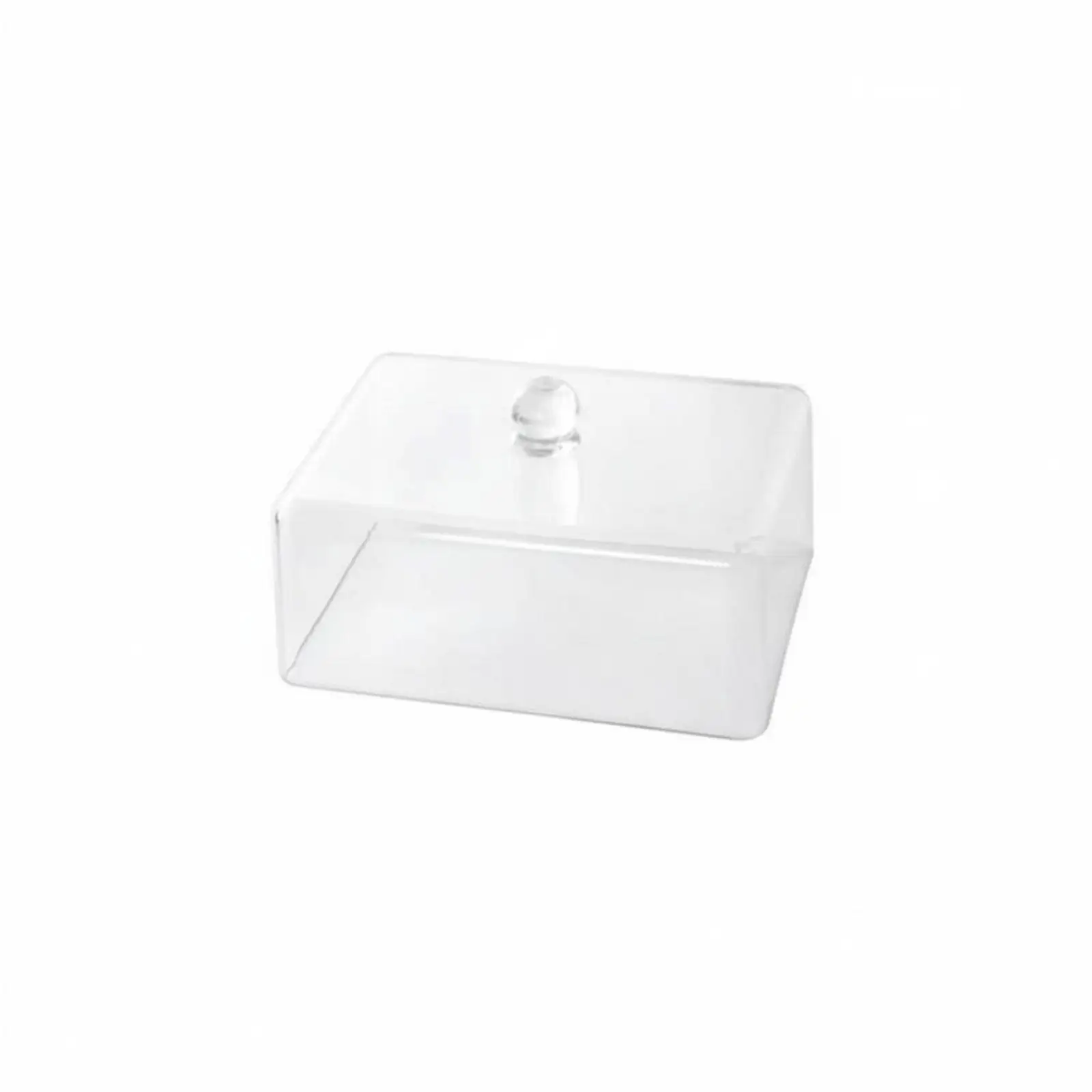 Rectangular Cake Cover Long-Lasting Buffet Display Cover Marble Tray with Lid