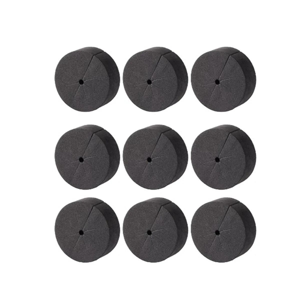 40Pcs Garden Clone Collars Neoprene Inserts Sponge Block for 2 Inch Net Pots Hydroponics Systems and Cloning Machines