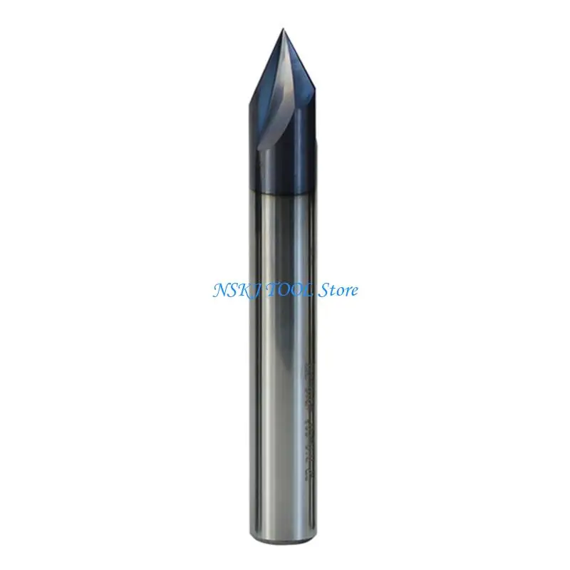 

L8RC 60 Degree Chamfer Milling Cutter with 3 Flutes Chamfer End Mill for Caving Steel