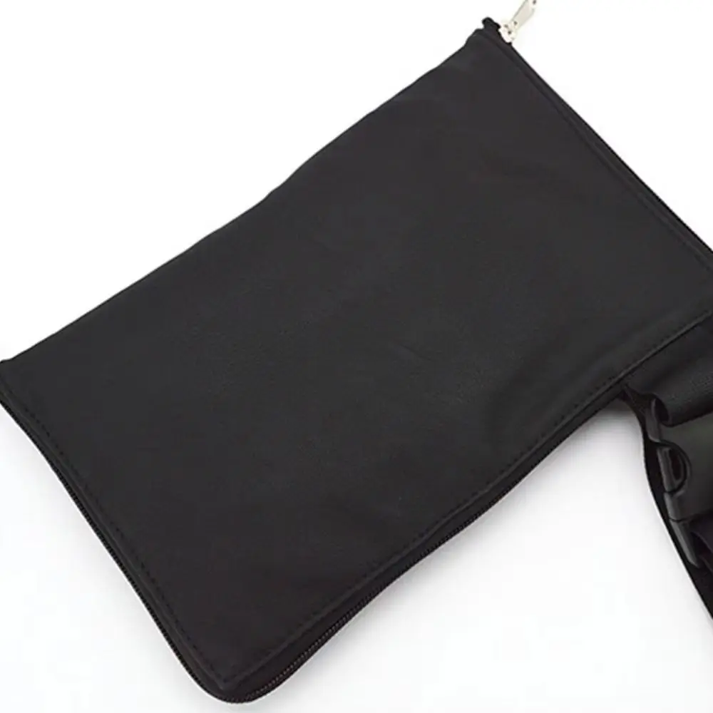 24 Pockets Makeup Brushes Waist Bag Large Capacity Foldable Travel Brush Organizer Portable Zipper Closure Cosmetic Fanny Pack