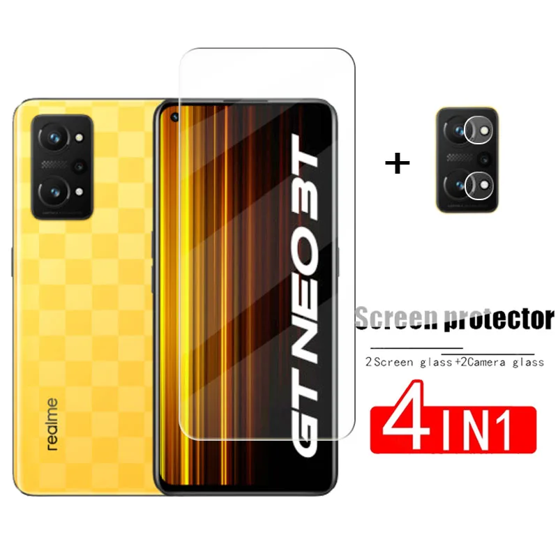 Full Gule Glass For Realme GT Neo 3T Tempered Glass Realme GT Neo 3T Glass Screen Protector Camera Lens Film Realme GT Neo 3T