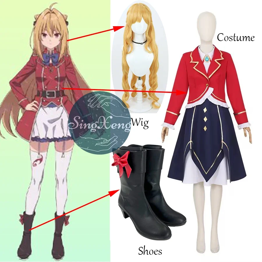 SingXeng Anime I'm in Love with the  Villainess Rae Taylor Claire Francois Cosplay Costume Halloween Women Suit Customize