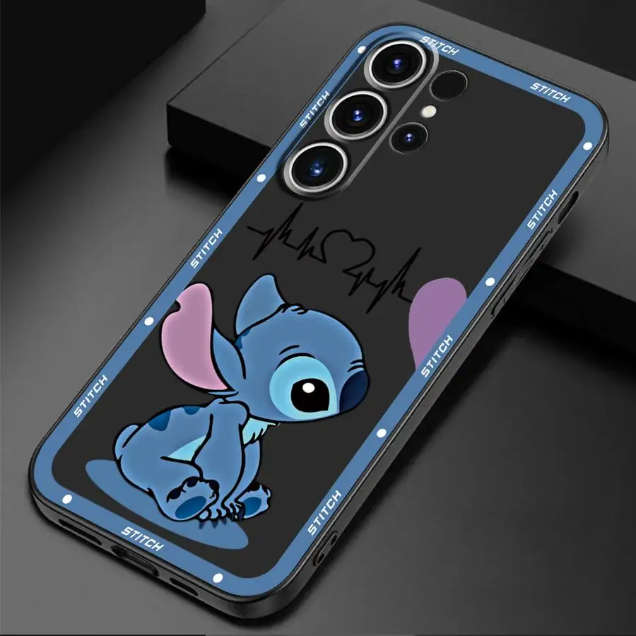 Disney Stitch Angle Lover phone Case for Galaxy Note 20Ultra 10Plus 10Lite 9 8 S10 4G S10e S10 Plus S10 5G S10 Lite S8 S9 Plus