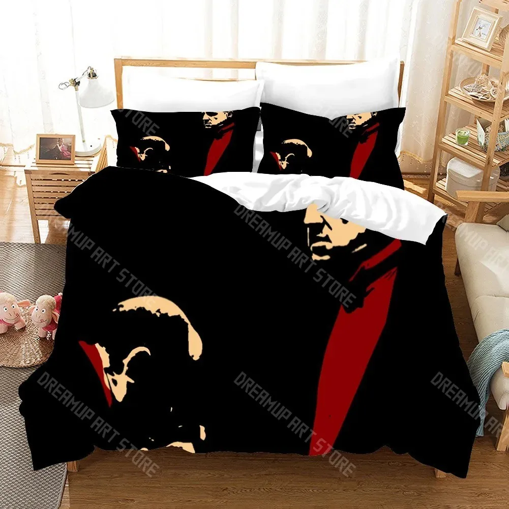 3D Printed Godfather Movie Bedding Set for Boys Girls Duvet Cover Pillowcase Included Twin Queen King Full Single Double Sizes