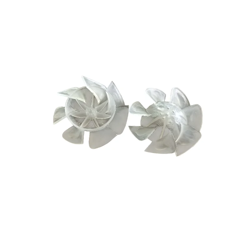 Plastic motor propeller Hair dryer fan blade 7 blades 2mm hole size 55mm diameter 17mm height