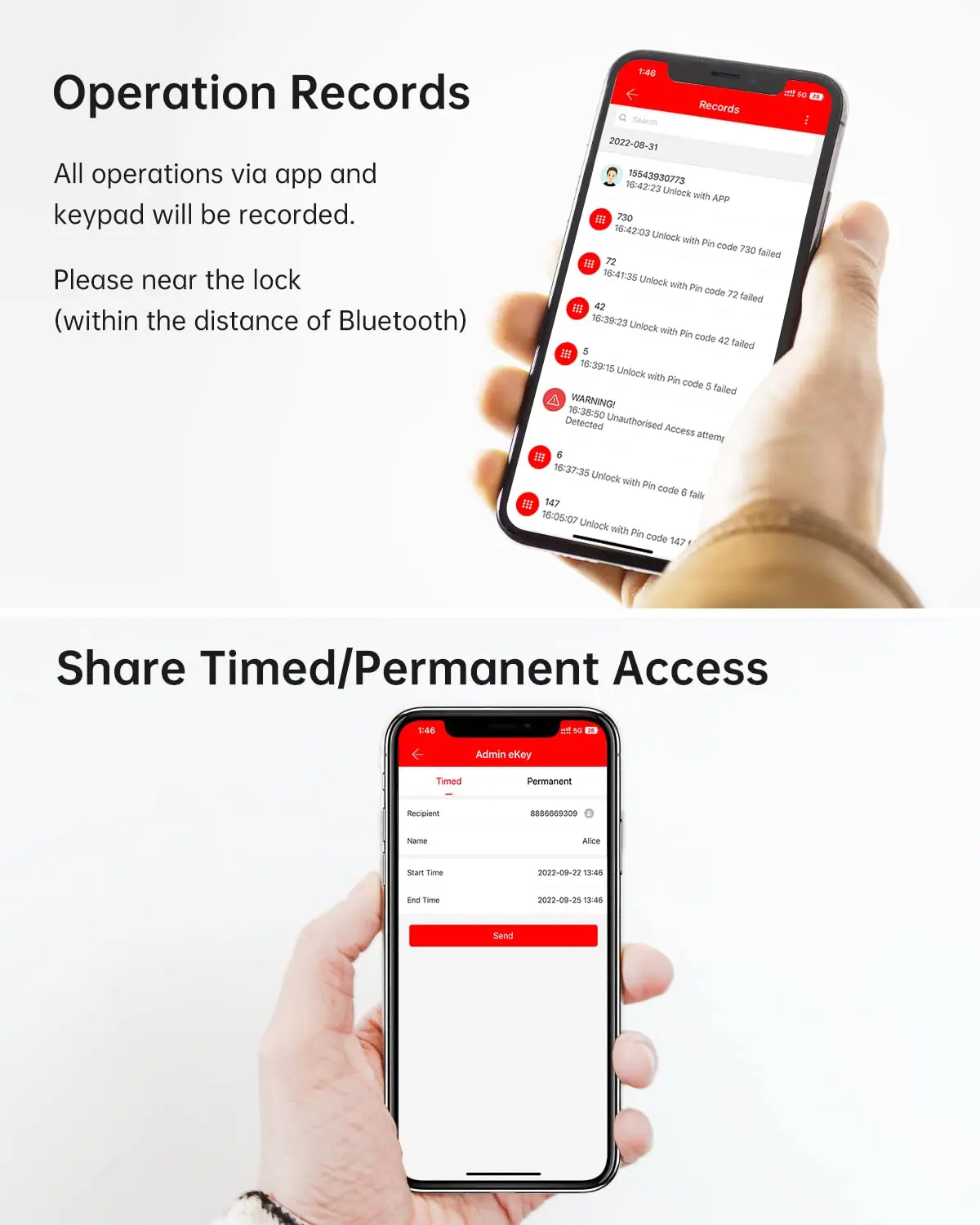 Hornbill Fingerprint Smart Door Lock Biometric Electric Digital Password Locks Keyless Entry Door Handle Security For Home Safe