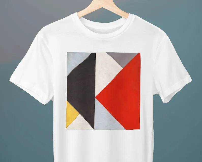 Counter Composition XIII Theo van Doesburg Unisex T-Shirt Art Neoplasticism Geometric Gift for Her Him