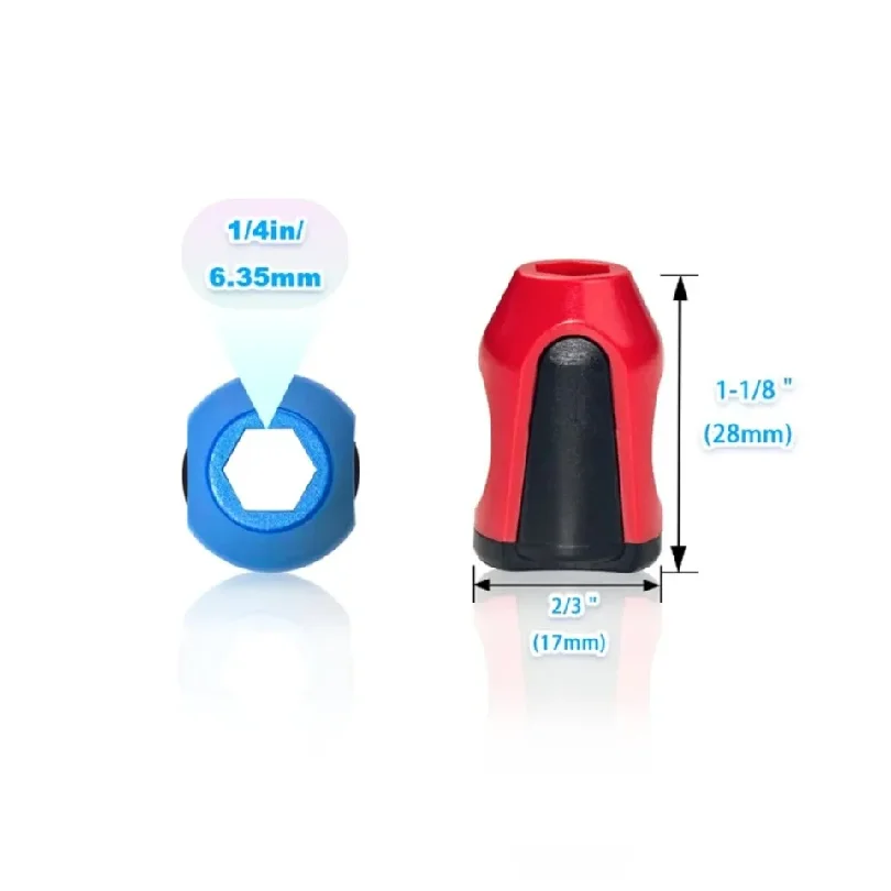 screwdriver magnetizer drill bit protective covers strong ring demagnetizer easy to adsorb metal screwdriver protective covers