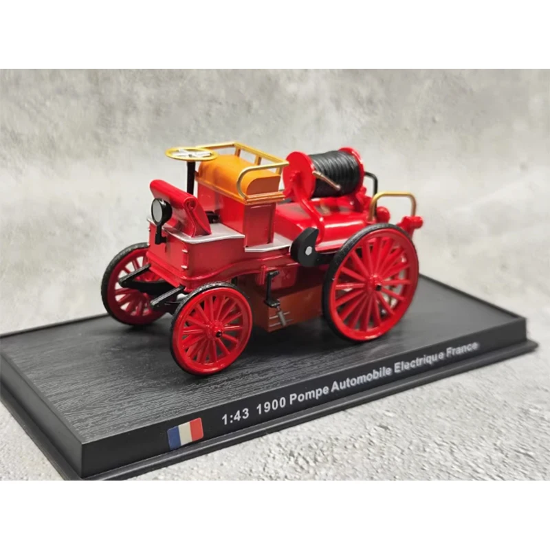 Amer 1/43 francês 1900 pompe automóvel liga motor de bombeiros modelo de carro presentes de feriado coleção de brinquedos display estático