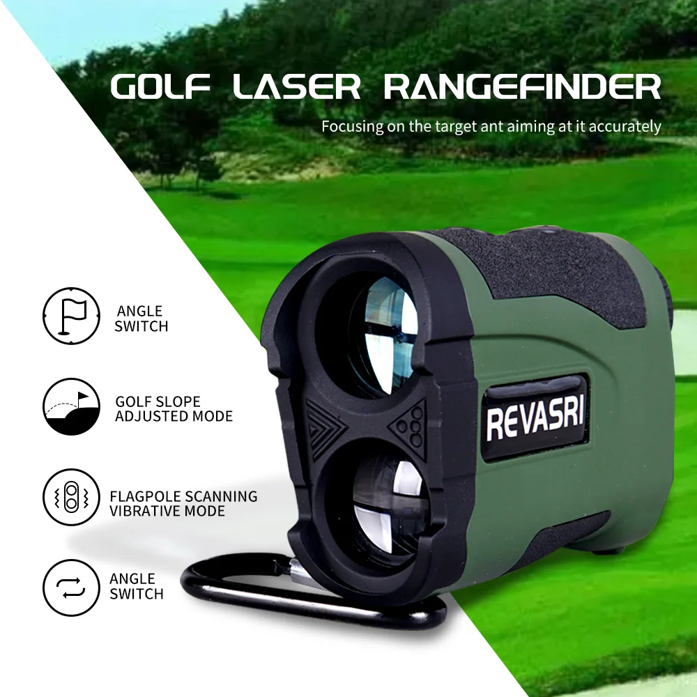 Telemetro Laser da Golf portatile 900 Y con misurazione della velocità di vibrazione, monoculare con blocco bandiera e compensazione della pendenza