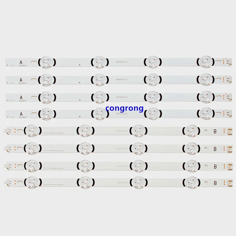 8 PCS (4*A+4*B) LED strip bar Replacement for LG 39 inch TV 39LB5610 39LB561V innotek DRT 3.0 39 inch A B type