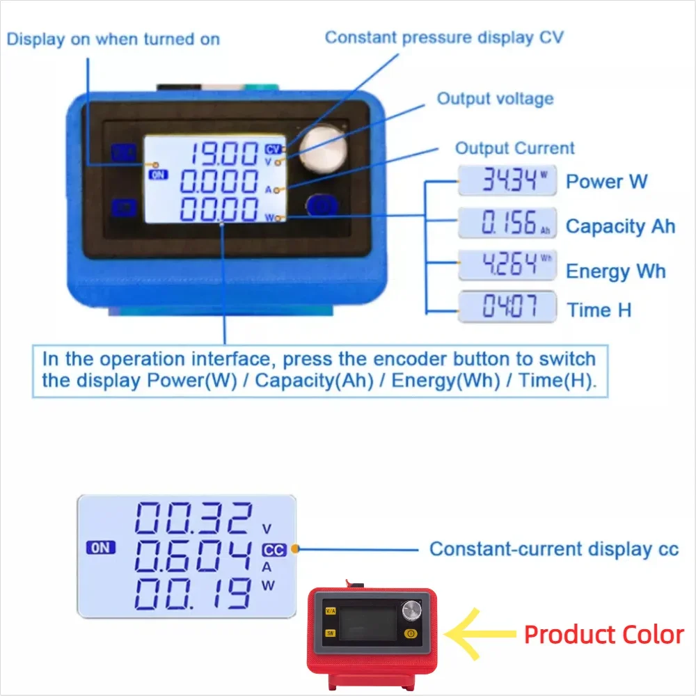 CNC DC Adjustable DC Voltage Regulator Power Supply Converter  FOR OZITO / Einhell 18V Lithium Battery (excluding Battery)