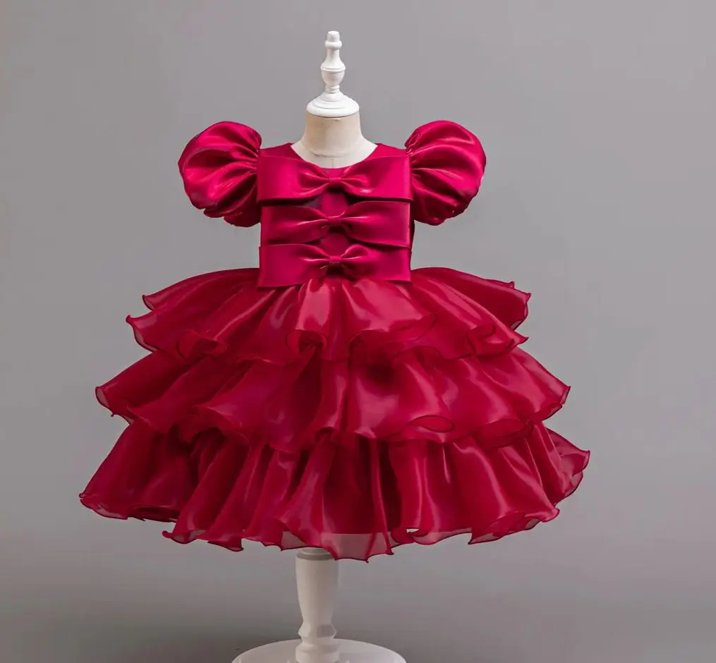 

Праздничное платье принцессы для девочек, многослойная детская одежда для девочек, детские праздничные платья для детей 3-10 лет