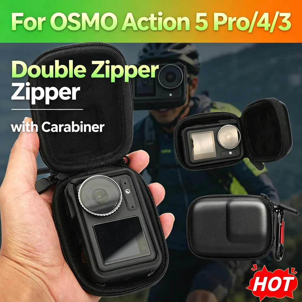 Tragbare Tragetasche für OSMO Action 5 Pro 4 oder 3 Kamera Wasserdichte Stoßfeste Schutzhülle Aufbewahrungstasche