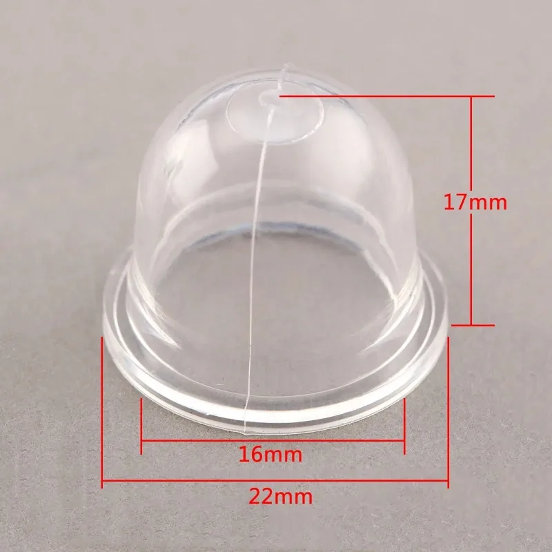 10/100 Stück Walbro Primer Bulbs Oil Bubble Petrol Snap188-12 für Shindaiwa Echo Homelite Robin Carb Vergaser – Detail 4
