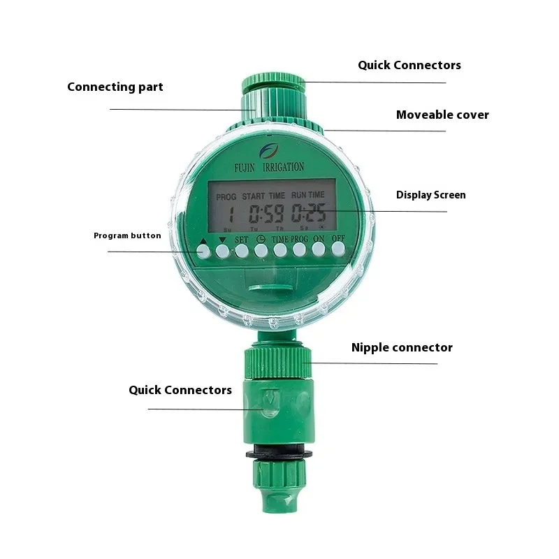 Automatic home smart timer controller drip irrigation system plastic micro-spray flower watering artifact lazy watering device