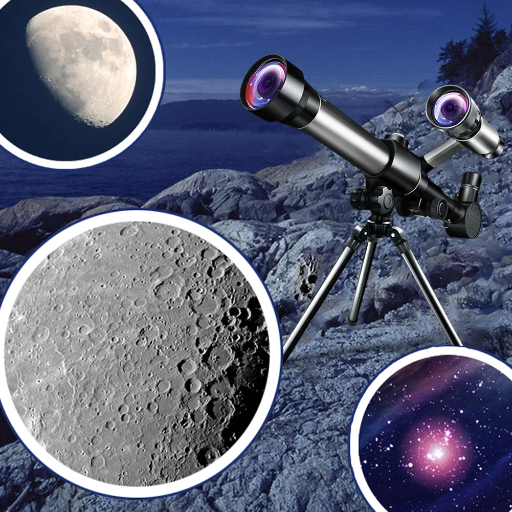 Professional Astronomical Telescope Powerful Monocular Portable HD Moon Space Planet Observation Gifts for Children