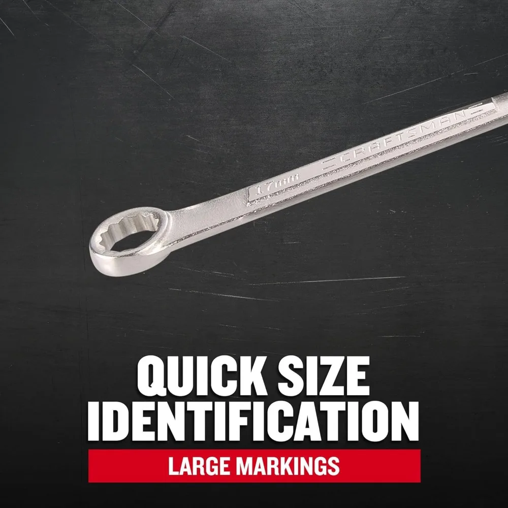 مجموعة مفاتيح ربط SAE ومترية مكونة من 32 قطعة #3