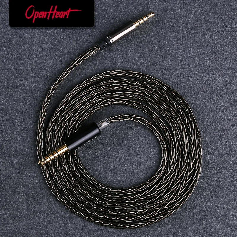 

8 Core Headphone Cable For Philips SHP9500 SHP9600 Fidelio X2HR Audeze MM100 Hifiman HE-R9 HE-R10 Fostex T60RP 2m 3m