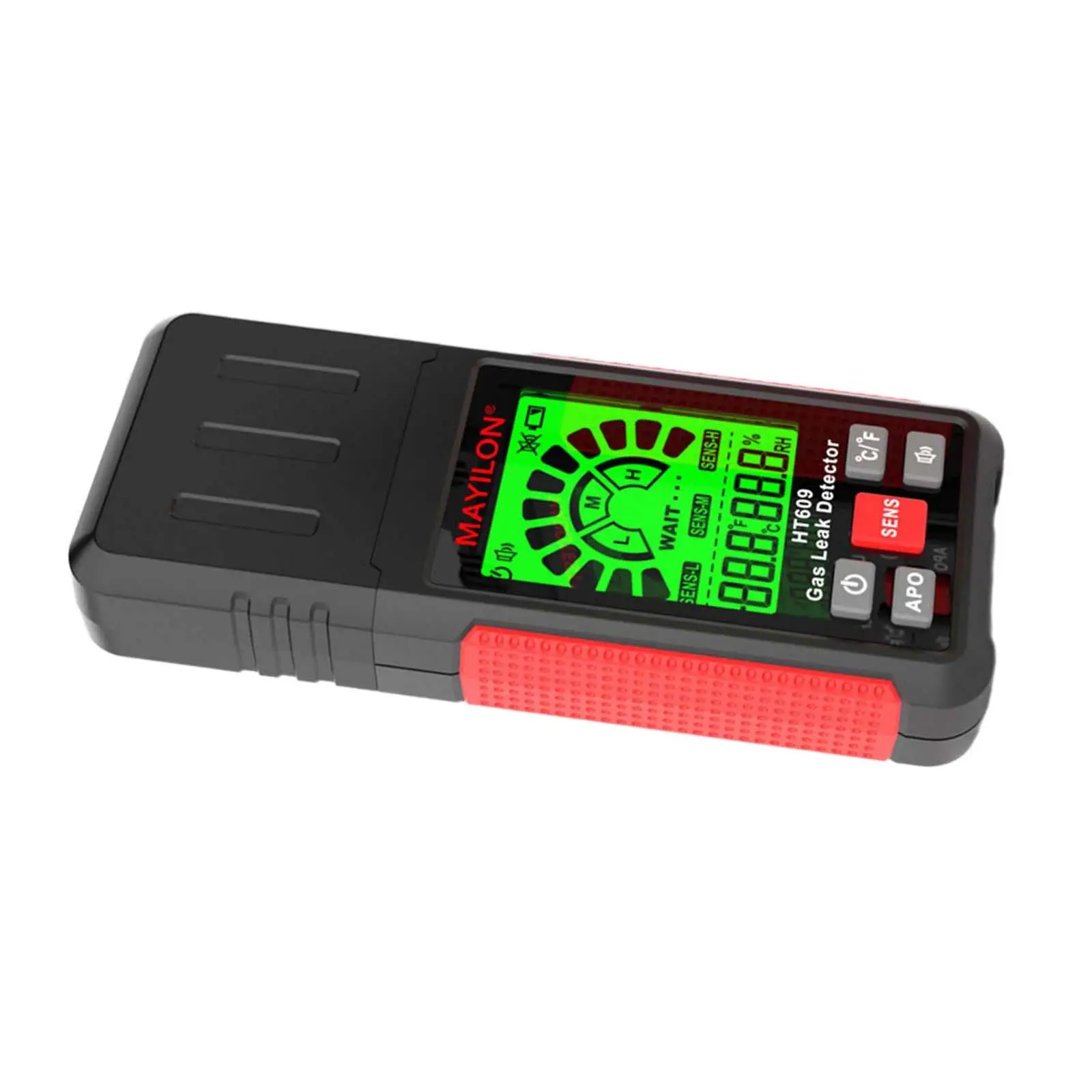 Handheld Flammable Gas Leakage Detector Professional Humidity Detection Compact