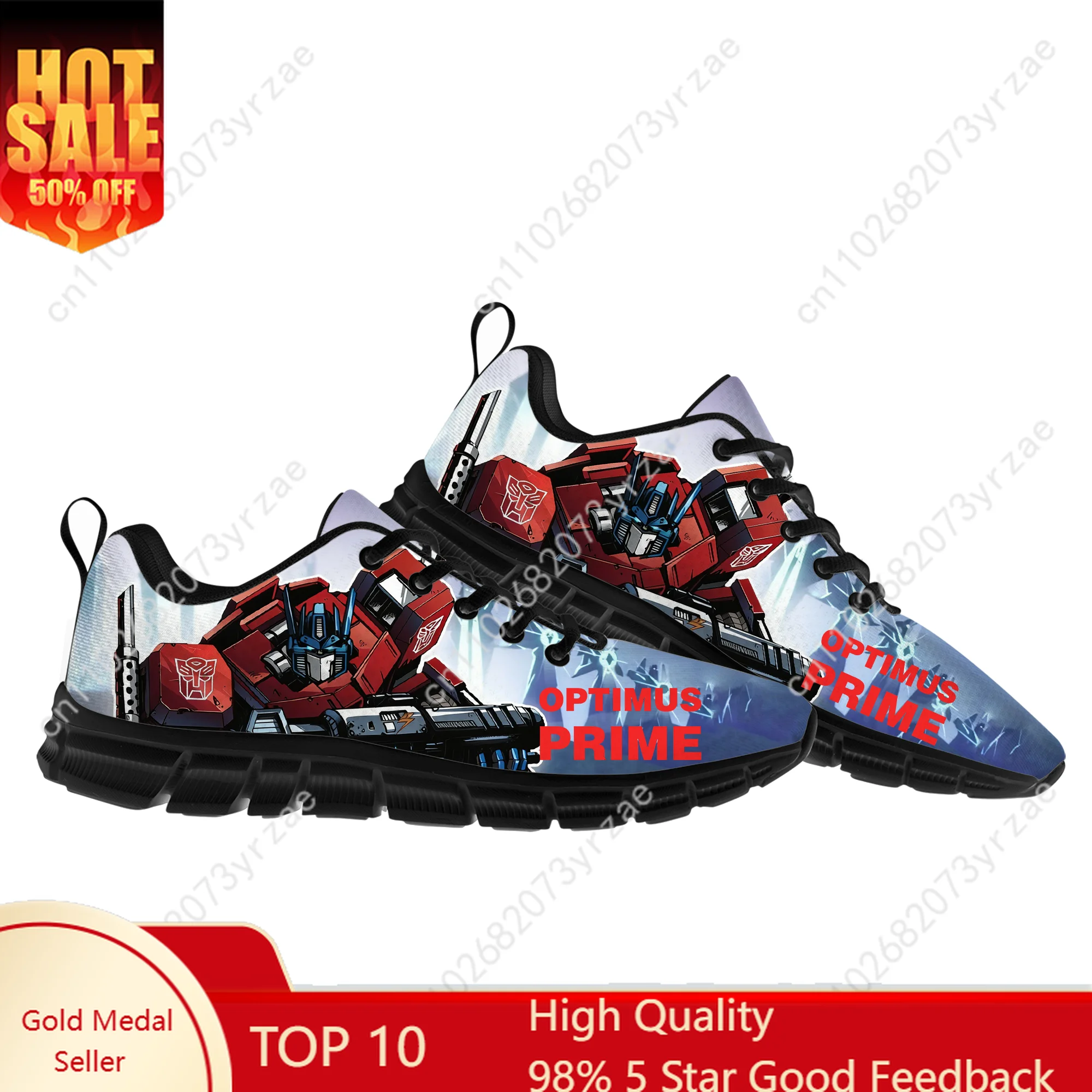 

Optimus Prime Sports Shoes Hot Cartoon Game Mens Womens Teenager Sneakers Fashion High Quality Sneaker Custom Built Shoes