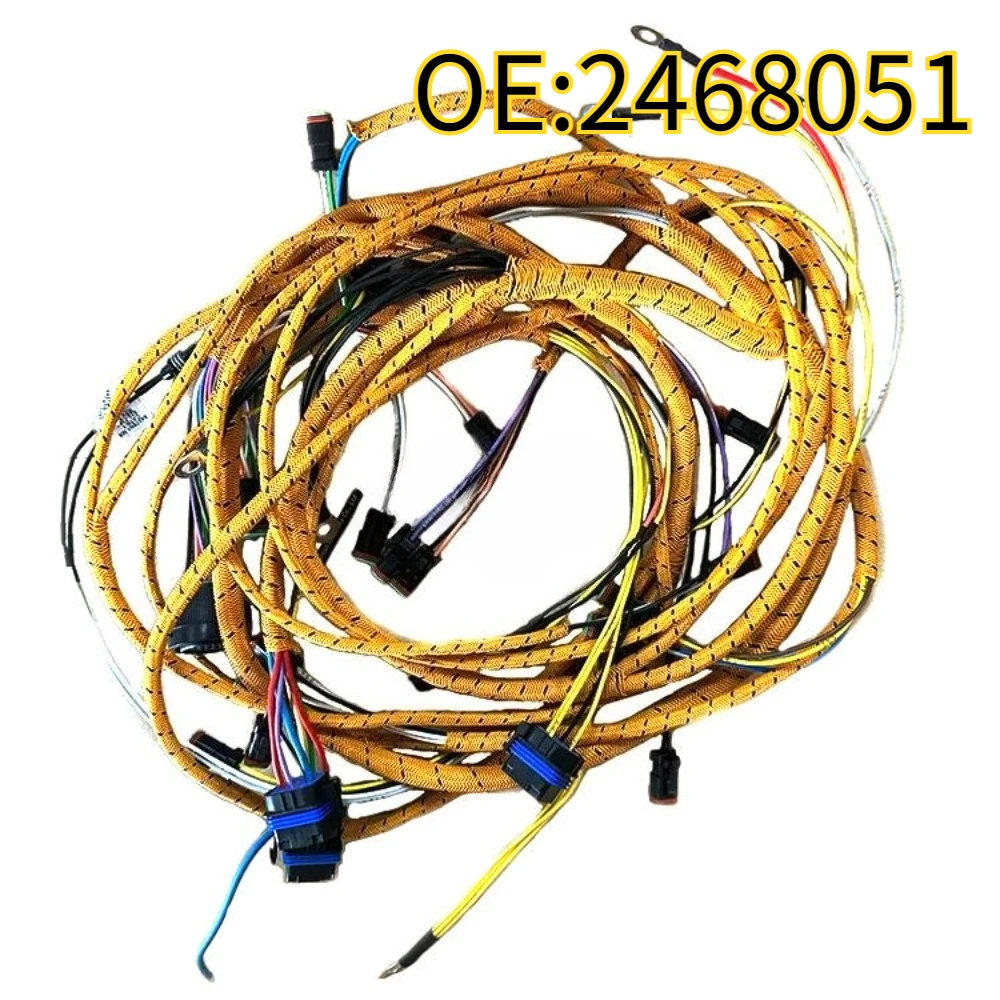 Original High Quality New For 2468051 246-8051 Engine Wiring Harness Fit for CAT 416E 420E 430E 414E Backhoe Loader