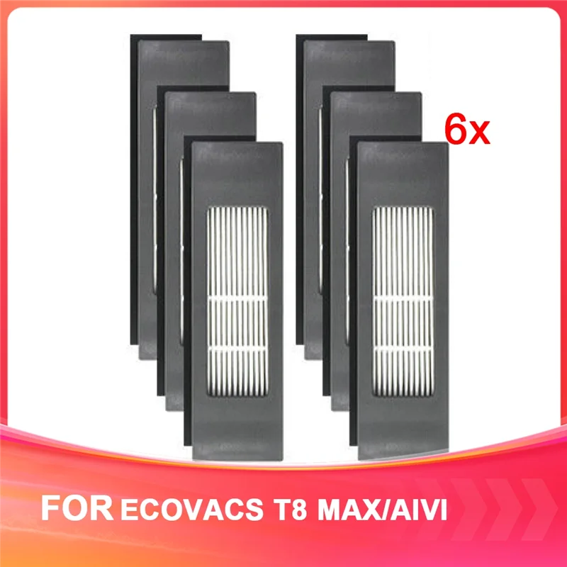 ABBP-For ECOVACS T8 MAX/AIVI جهاز آلي لتنظيف الأتربة ملحقات مرشح استبدال المواد الاستهلاكية